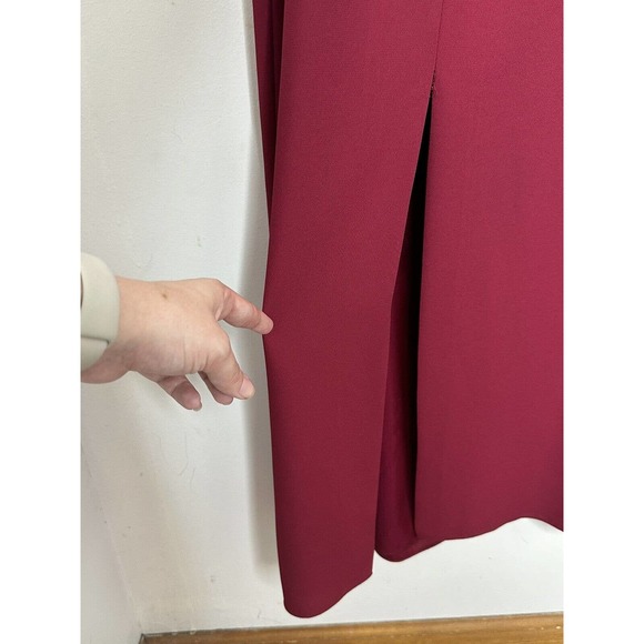 WATTERS and WATTERS Pink Raspberry Gown Prom Formal Bridesmaids Dress Sz 6 - Picture 4 of 7